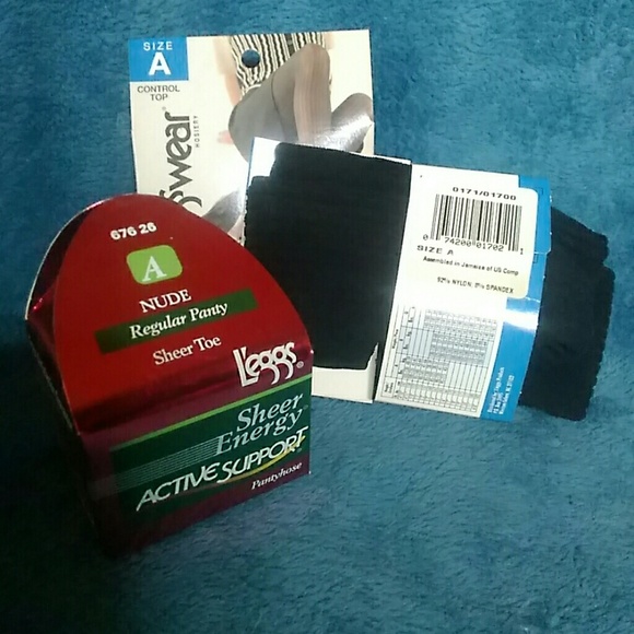 Vintage L'eggs Pantyhose & Textured Tights - Picture 2 of 4